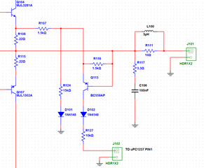 uPC1237 current sense circuit protection
